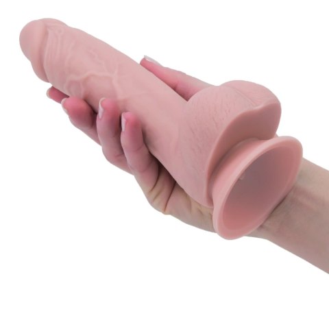 Addiction Mark Model 19 cm Beżowy - elastyczny model z przyssawką