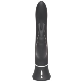 Happy Rabbit Triple Curve Black - trojfunkcyjny model silikonowy USB