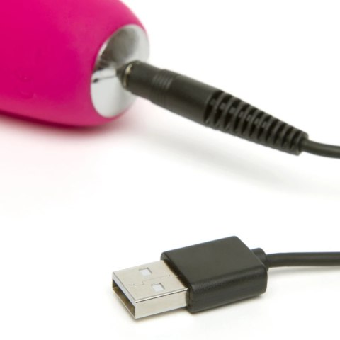 Lovehoney Happy Rabbit Curve Slim Pink - smukły model z podwojnym systemem wibracji