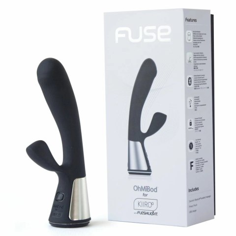Kiiroo OhMiBod Fuse Black - interaktywne urządzenie intymne Bluetooth