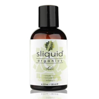 Sliquid Organics Silk 125 ml - hybrydowy żel intymny z aloesem i silikonem