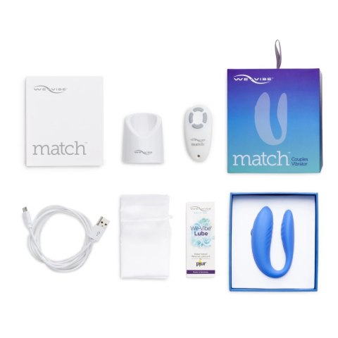 We-Vibe Match Model dla Par, pilot, wodoodporny, silikon, 10 trybow