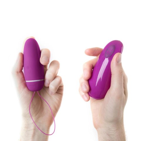 B Swish bnaughty Deluxe Unleashed Raspberry - bezprzewodowy system intymny, 6 trybow
