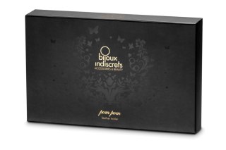 Bijoux Indiscrets Pom Pom elegancki tickler z piorek czarny