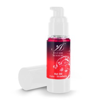 Extase Sensuel Hot Oil Strawberry 30ml - Olejek Rozgrzewający Truskawkowy