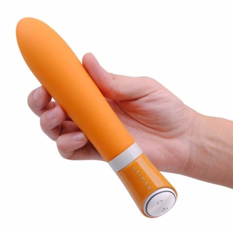 B Swish Bgood Deluxe Tangerine - model silikonowy, 6 programow, 17,8 cm