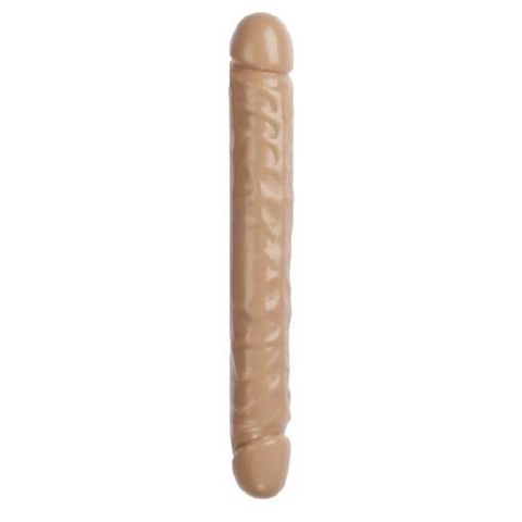Doc Johnson Double Header dwustronny model anatomiczny 30 cm cielisty