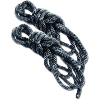 Sportsheets S&M Silky Rope Kit czarne sznury do wiązania 2x183cm