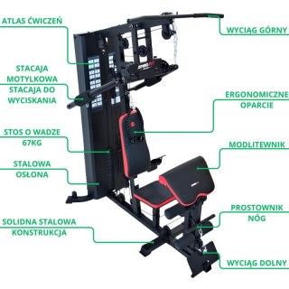 ATLAS TRENINGOWY SIŁOWNIA 5800 ARES ENERO FIT