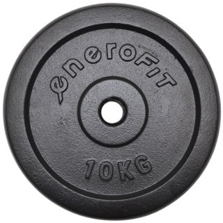 OBCIĄŻENIE ŻELIWNE CZARNE 10KG ENERO FIT fi26,5 1 szt.