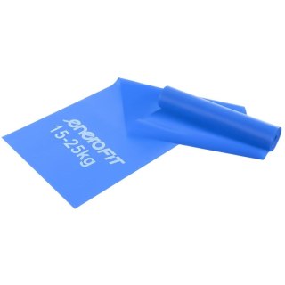 TAŚMA TRENINGOWA DO ĆWICZEŃ PILATES 2000x150x0,550MM 15-25KG NIEBIESKA