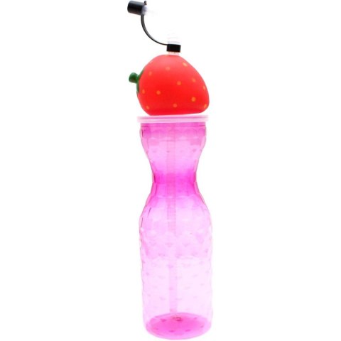 BIDON BUTELKA SPORTOWA ZE SŁOMKĄ 500ML RÓŻOWY EXCELLENT HOUSEWARE