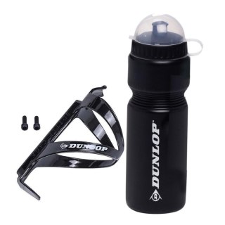 BIDON ROWEROWY DUNLOP 750ML Z KOSZYKIEM CZARNY