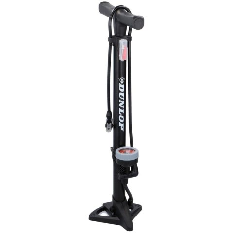 POMPKA WARSZTATOWO - ROWEROWA 160Psi (11Bar) Z MANOMETREM DUNLOP