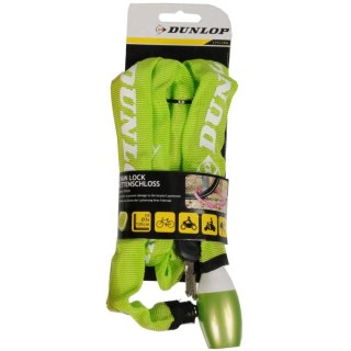 ZAPIĘCIE ROWEROWE DUNLOP ŁAŃCUCH NA ZAMEK DŁ.120CM ZIELONE