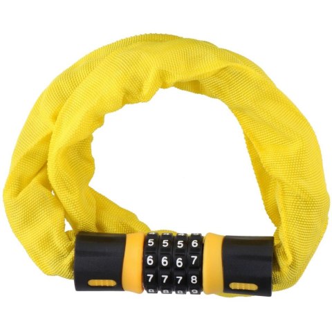 ZAPIĘCIE ROWEROWE ŁAŃCUCH NA SZYFR DŁ.90CM POMARAŃCZOWE DUNLOP