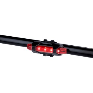 ZESTAW LAMP ROWEROWYCH LED PRZÓD I TYŁ ŁADOWANIE USB DUNLOP