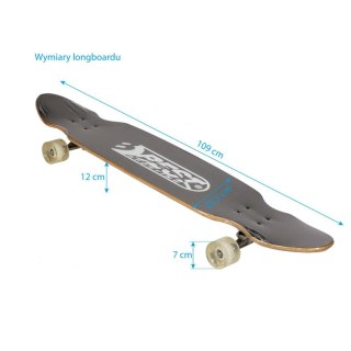 DESKOROLKA LONGBOARD BEST SPORTING INSECT 109x26CM