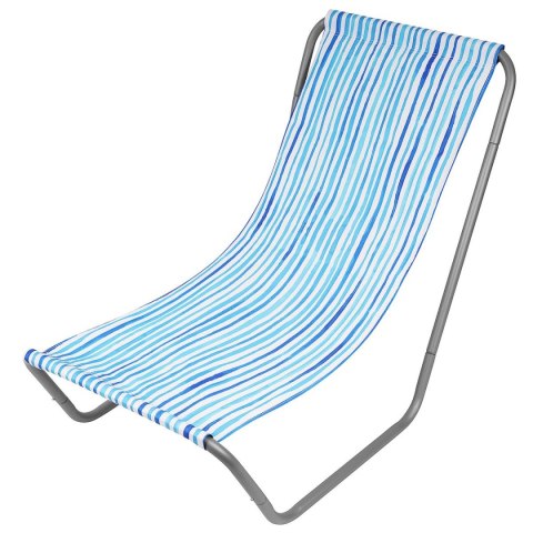 LEŻAK OGRODOWO - PLAŻOWY SKŁADANY I TORBA BLUE LINES