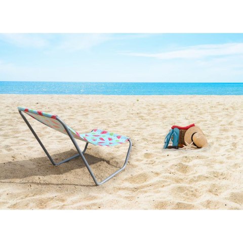 LEŻAK OGRODOWO - PLAŻOWY SKŁADANY I TORBA FRUIT MELON