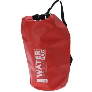 TORBA PLECAK WOREK WODOSZCZELNY 10L CZERWONY