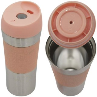 KUBEK TERMICZNY TURYSTYCZNY EXCELLENT HOUSEWARE 350ML RÓŻOWY