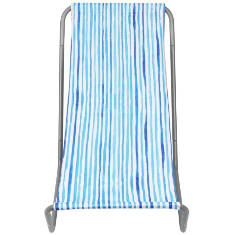 LEŻAK OGRODOWO - PLAŻOWY SKŁADANY I TORBA BLUE LINES