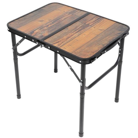 STOLIK TURYSTYCZNY SKŁADANY KEMPINGOWY 60X45X25/56CM DREWNO