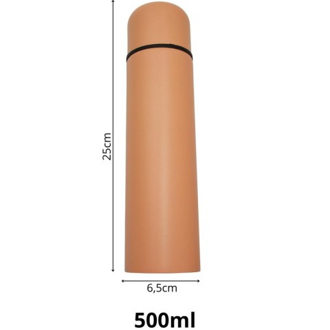 TERMOS TURYSTYCZNY 500ML EXCELLENT HOUSEWARE POMARAŃCZOWY