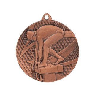 Medal brązowy- pływanie - medal stalowy