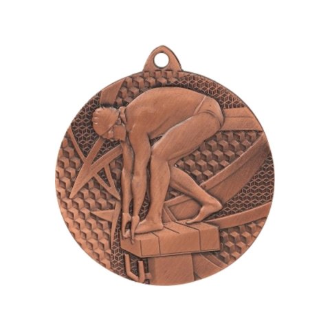 Medal brązowy- pływanie - medal stalowy