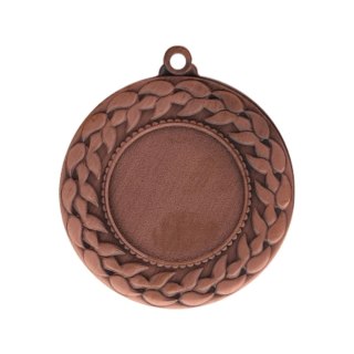 Medal brązowy z miejscem na emblemat 25 mm - medal stalowy