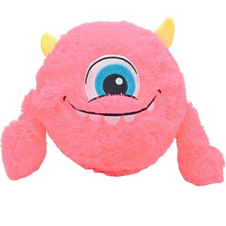 PIŁKA EMOJI 40CM Z RĄCZKAMI RÓŻOWA