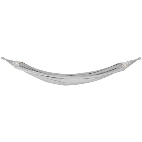 HAMAK OGRODOWY 2 OSOBOWY LUXE XXL 250x150CM Z DRĄŻKIEM I POKROWCEM SZARY 1031170