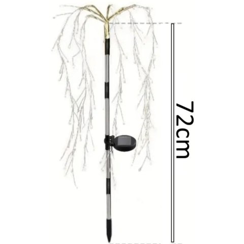 LAMPA SOLARNA DRZEWKO FAJERWERKI MULTICOLOR 72CM 120 LED