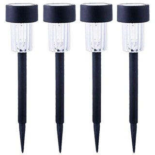 LAMPA SOLARNA PLASTIKOWA 4,5x31CM LED KPL.4SZT