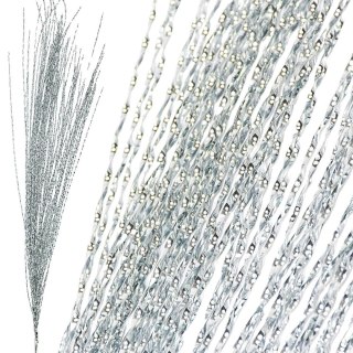 GAŁĄZKA DEKORACYJNA 117CM SREBRNA
