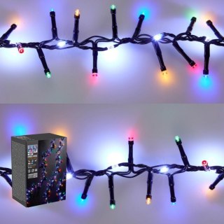 LAMPKI CHOINKOWE ŁAŃCUCH ŚWIETLNY 710 LED MULTIKOLOR/BIAŁY