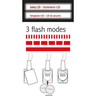 SMYCZ Z PASKIEM LED DŁ 120CM CZERWONY