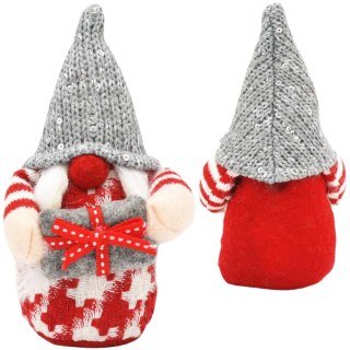SKRZAT GNOM DEKORACYJNY 15CM SZARY GIRL