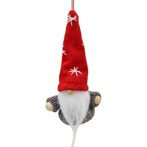 ZAWIESZKA BOMBKA SKRZAT CZERWONY 11CM