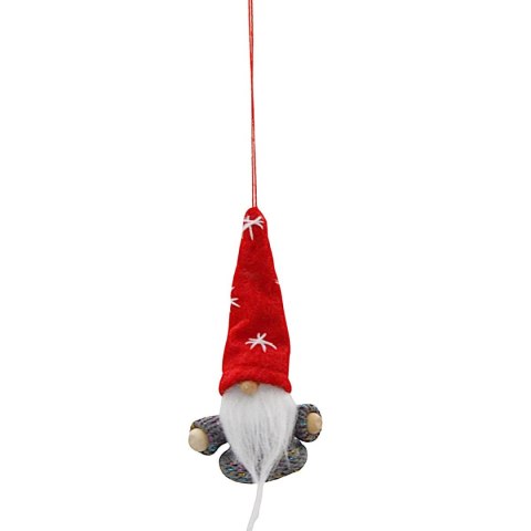 ZAWIESZKA BOMBKA SKRZAT CZERWONY 11CM