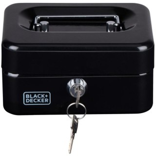 KASETKA METALOWA NA PIENIĄDZE DOKUMENTY 15x8x11,8 CM BLACK + DECKER