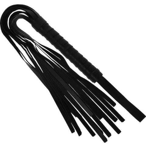 Intense Fetish Zestaw Akcesoriow - Kajdanki, Opaska, Flogger, Skora wegańska