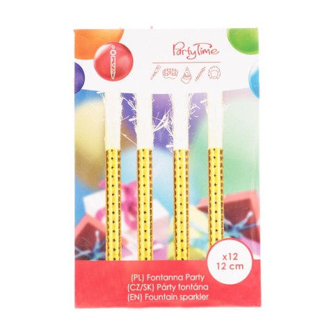 Fontanna party 12 cm (12 szt.) D7170