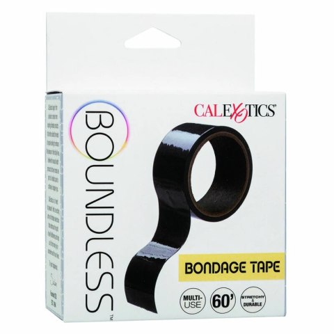 CalExotics Boundless - elastyczna taśma wiążąca PVC, czarna, 18 m