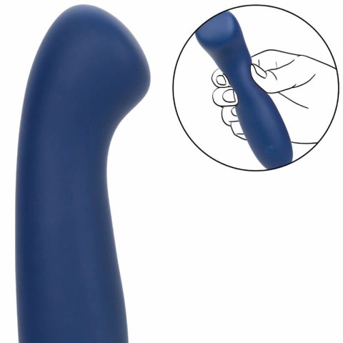 CalExotics Cashmere Satin G Masażer Silikonowy Niebieski 15,25 cm