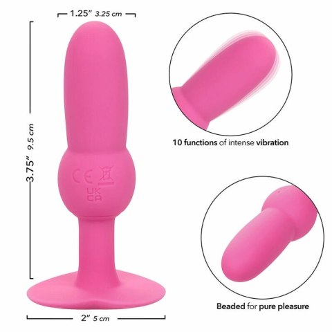 CalExotics First Time Sonda Koralikowa Wibrująca 10 Trybow Rożowa