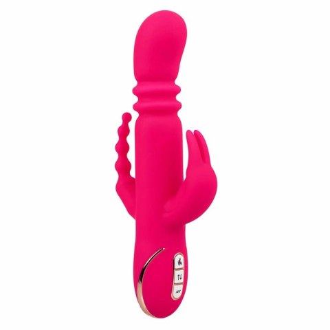 CalExotics Jack Rabbit Triple Fantasy Pink - system podgrzewania, 3 strefy