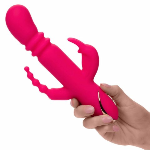 CalExotics Jack Rabbit Triple Fantasy Pink - system podgrzewania, 3 strefy